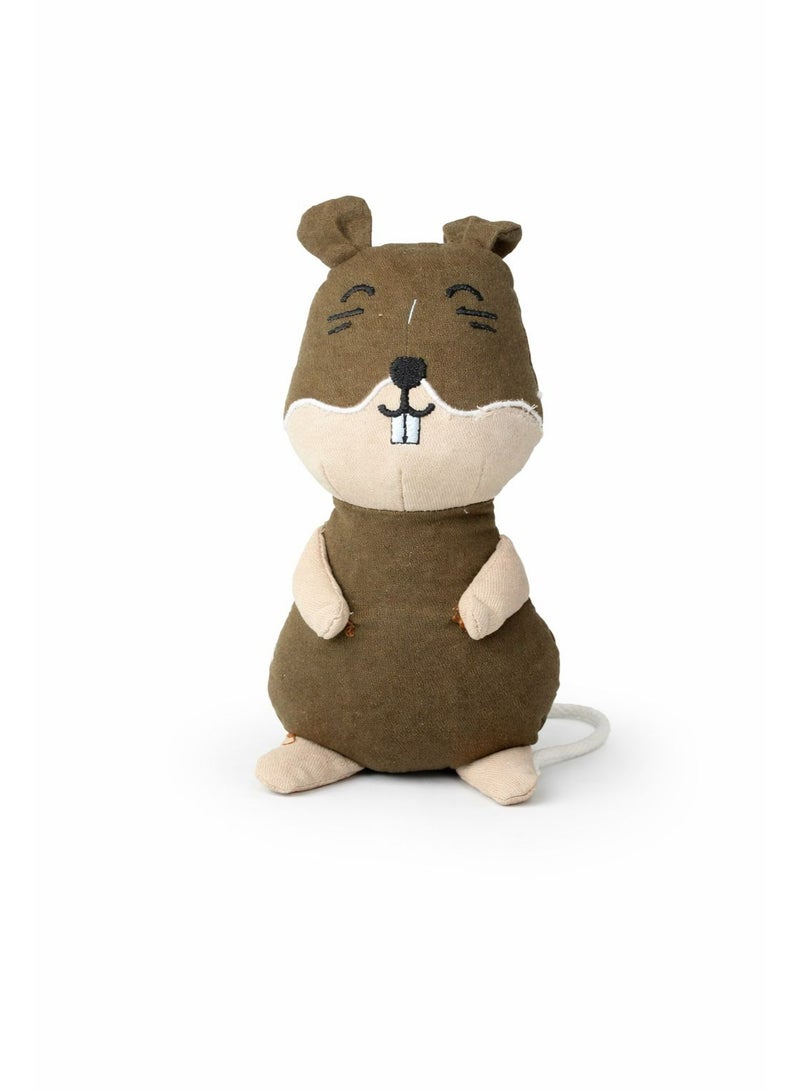 لعبة قطيفة للحيوانات الأليفة، بتصميم أرنب، حيوان محشو ناعم للكلاب والقطط